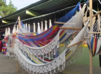Gorgeous hand made hammocks, I think from Nicaragua, $70.