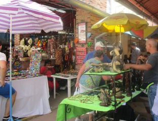 a tourist oriented market