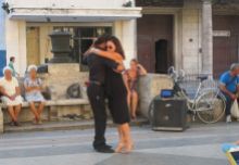 Tango dancing in the park. Joel has a great video I must find